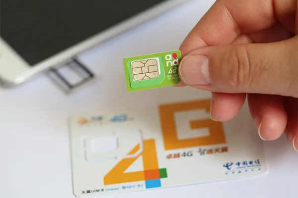 SIM counter at airport