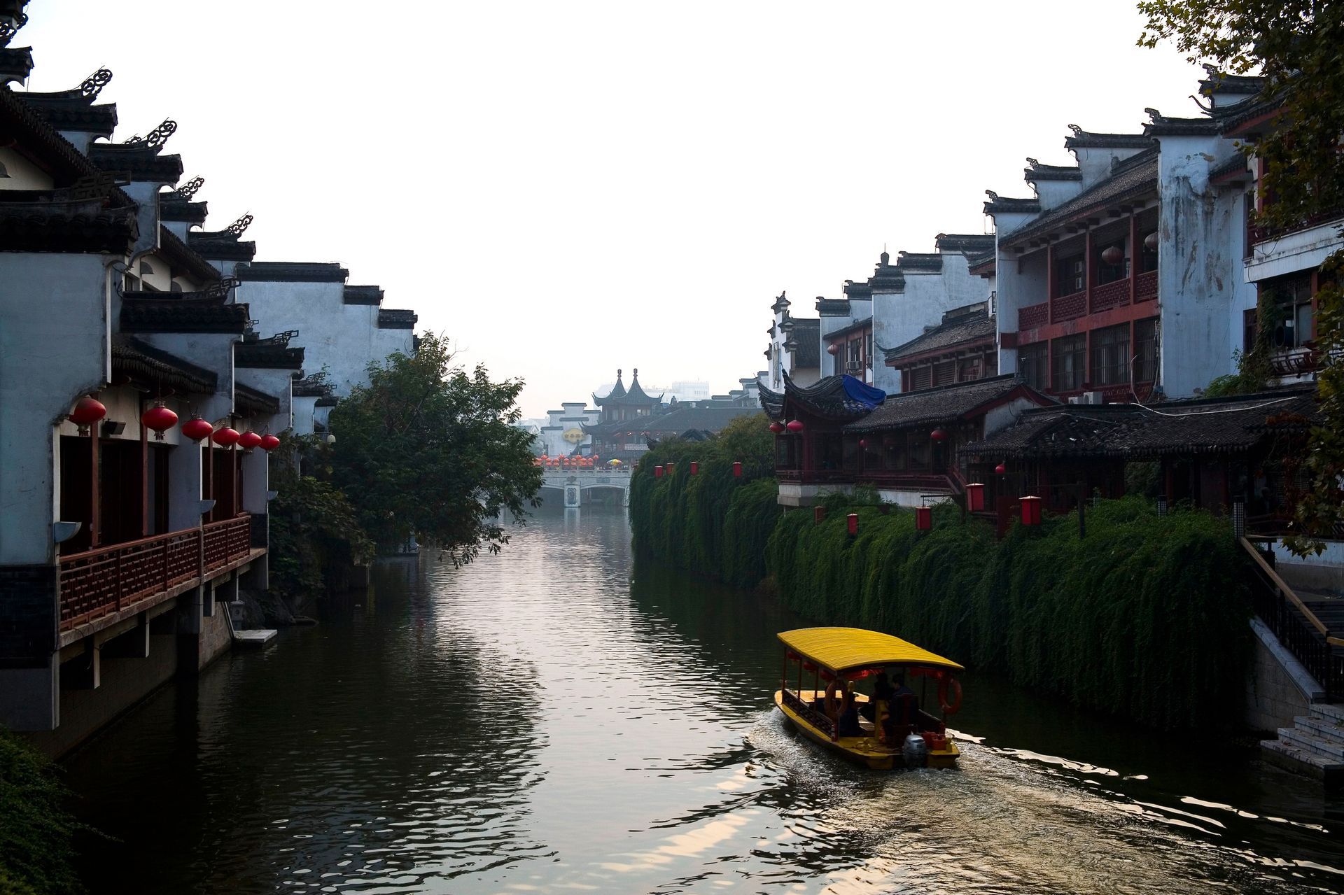 Qinhuai River at dusk, Nanjing