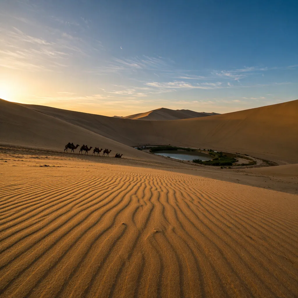 Dunhuang Mingsha Mountain