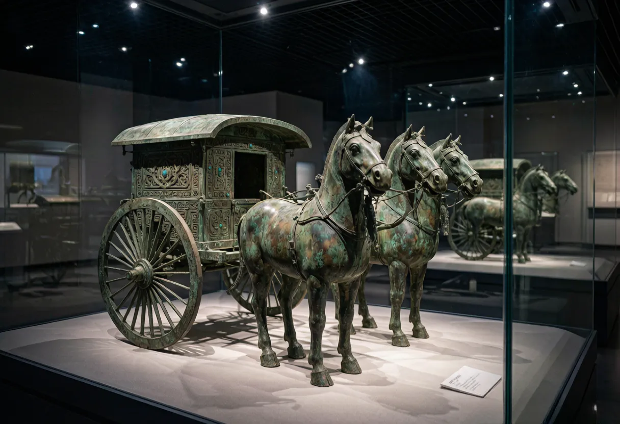 Bronze Chariots and Horses