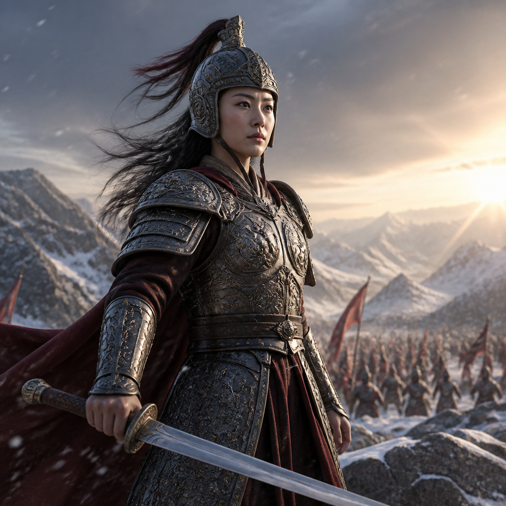 Mulan in Armor