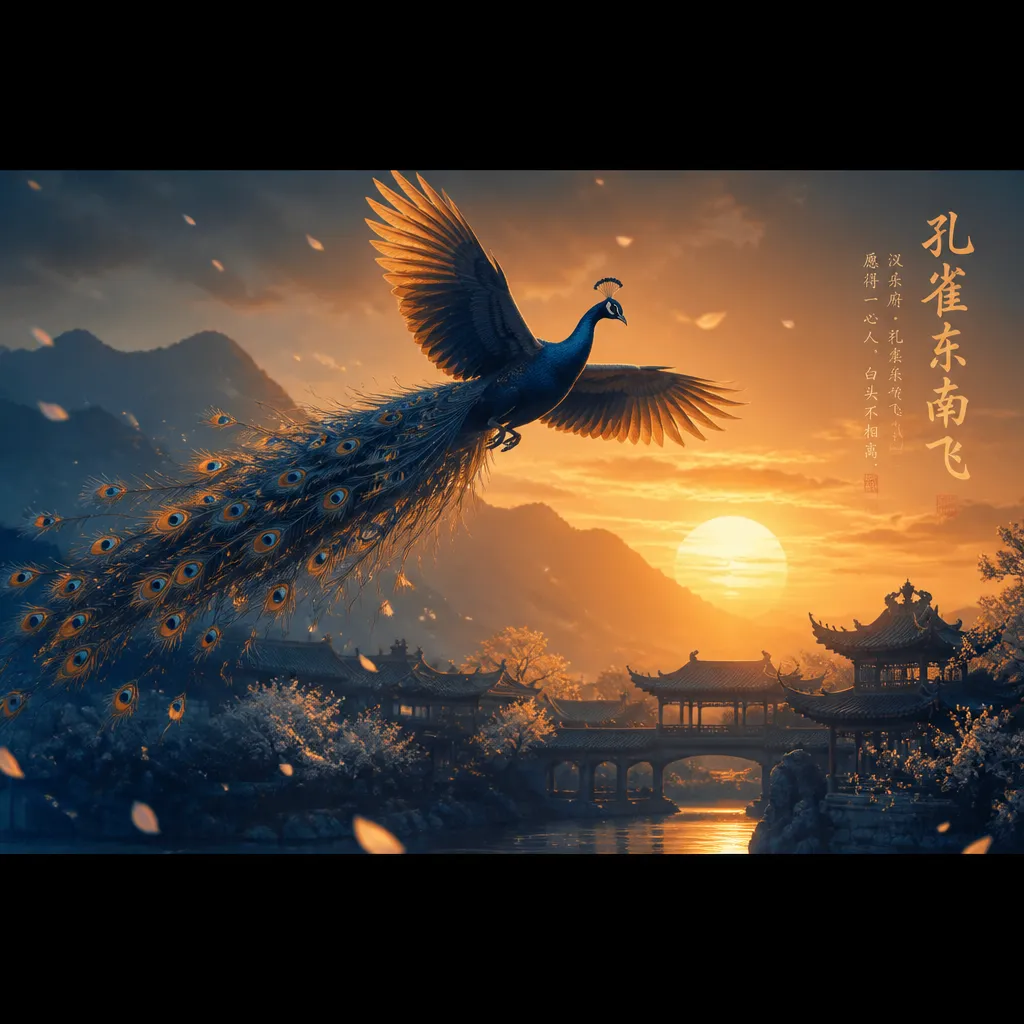 Peacock Flies Southeast