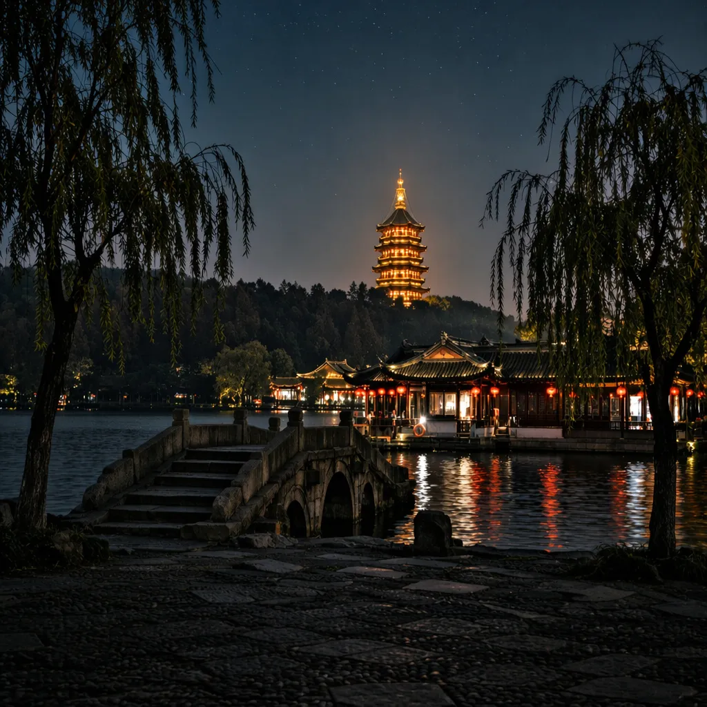 West Lake at Night