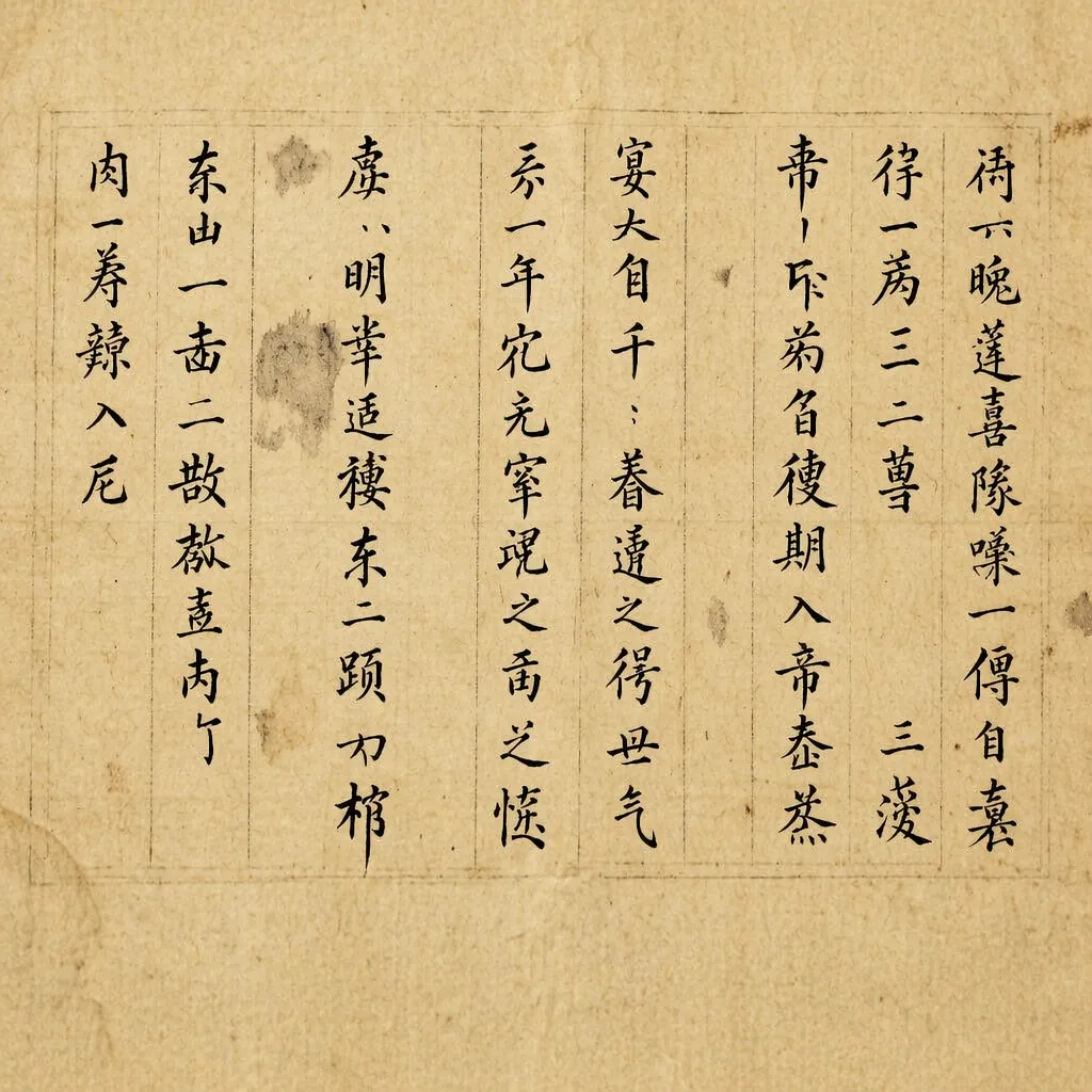 Xi'an Drum Music Score