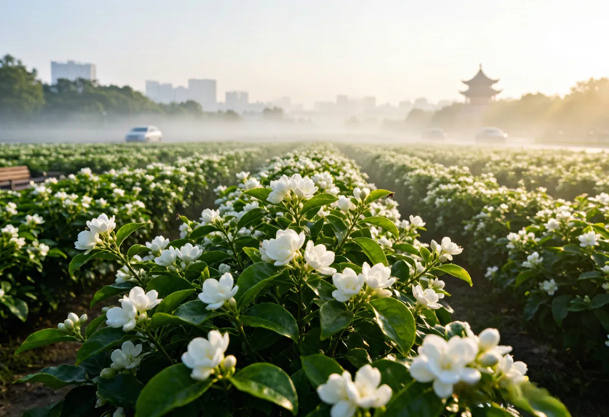 Jasmine Flowers in Yangzhou